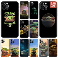 funda for apple iphone 13 11 pro max 12 mini 7 8 plus case xr x xs se 2022 2020 6 6s 5 5s phone cover warsstar baby y yoda shell