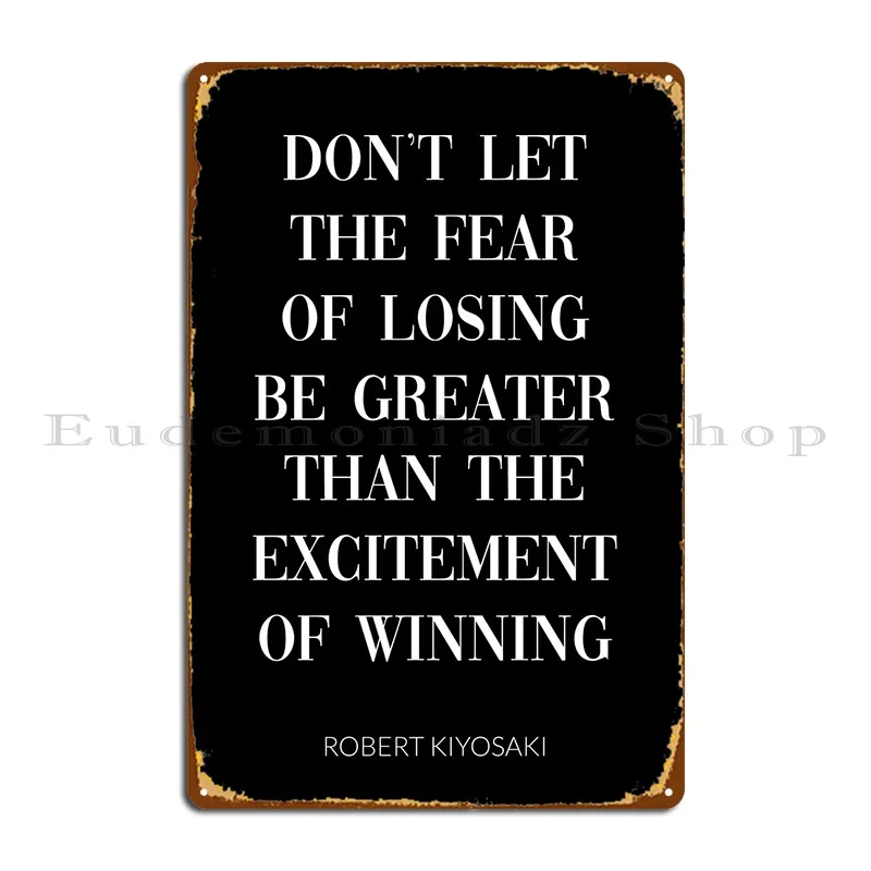 Металлический знак с цитатами Роберта киосаки, Настенный декор для бара, клубный бар, печать для гостиной, жестяной знак, постер