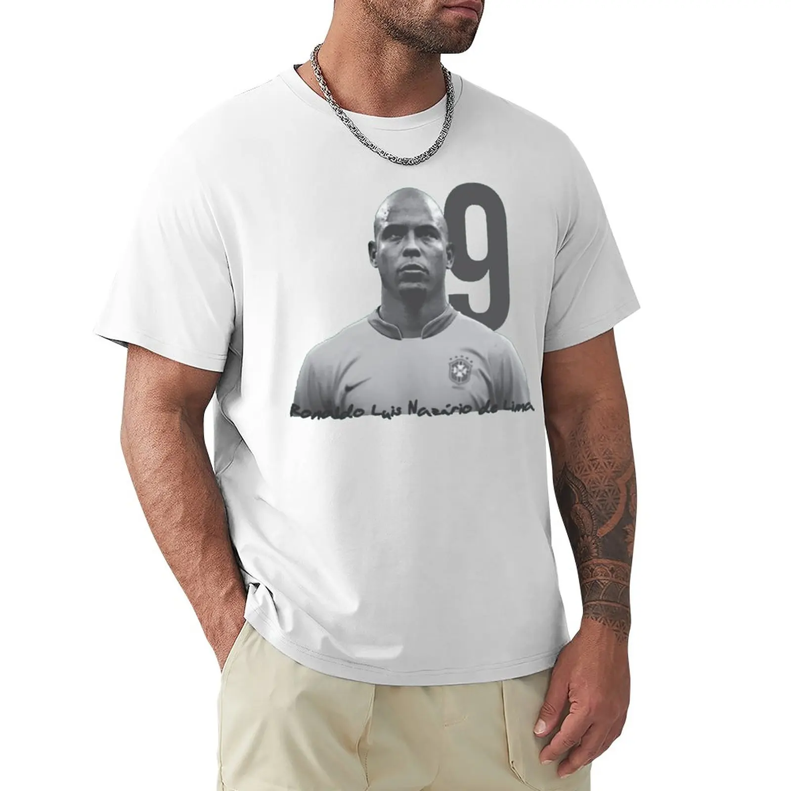 

Tshirt Brazil Ronaldoss And Nazárioss And Nazarioss 10 Football Gift Move Novelty Champion Home Eur Size High Grade