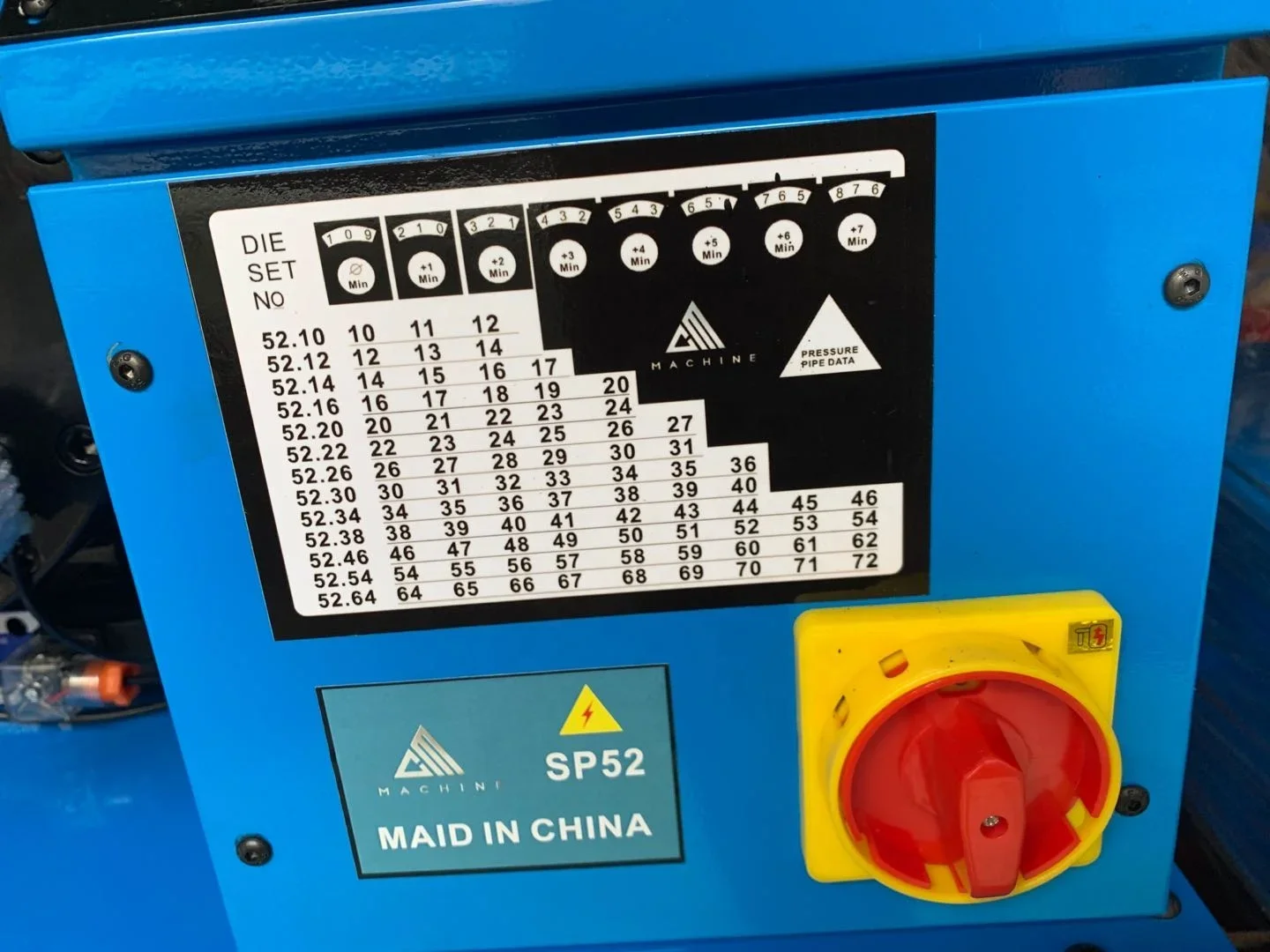 Устройство для обжима гидравлического шланга SP52 380 В/220 В 50 Гц 6-51 мм