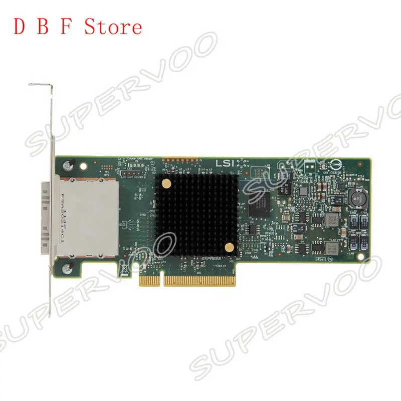 

SAS 9207-8e 6 ГБ/сек. PCIe 3,0 SAS + SATA HBA Controller