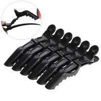 10pcs matte sectioning hair clips clamps vigorously anti slip design hairdressing salon grip crocodile hair style barbers clips