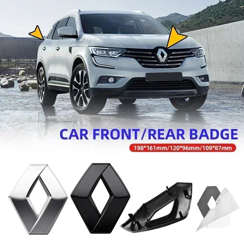 Фото 3D-эмблема Renault из ABS-пластика, наклейка на переднюю часть автомобиля, значок на багажник для Renault Grand Scenic XMOD, Megane, Clio 4, Laguna 2, 3, Coupe, RS №2