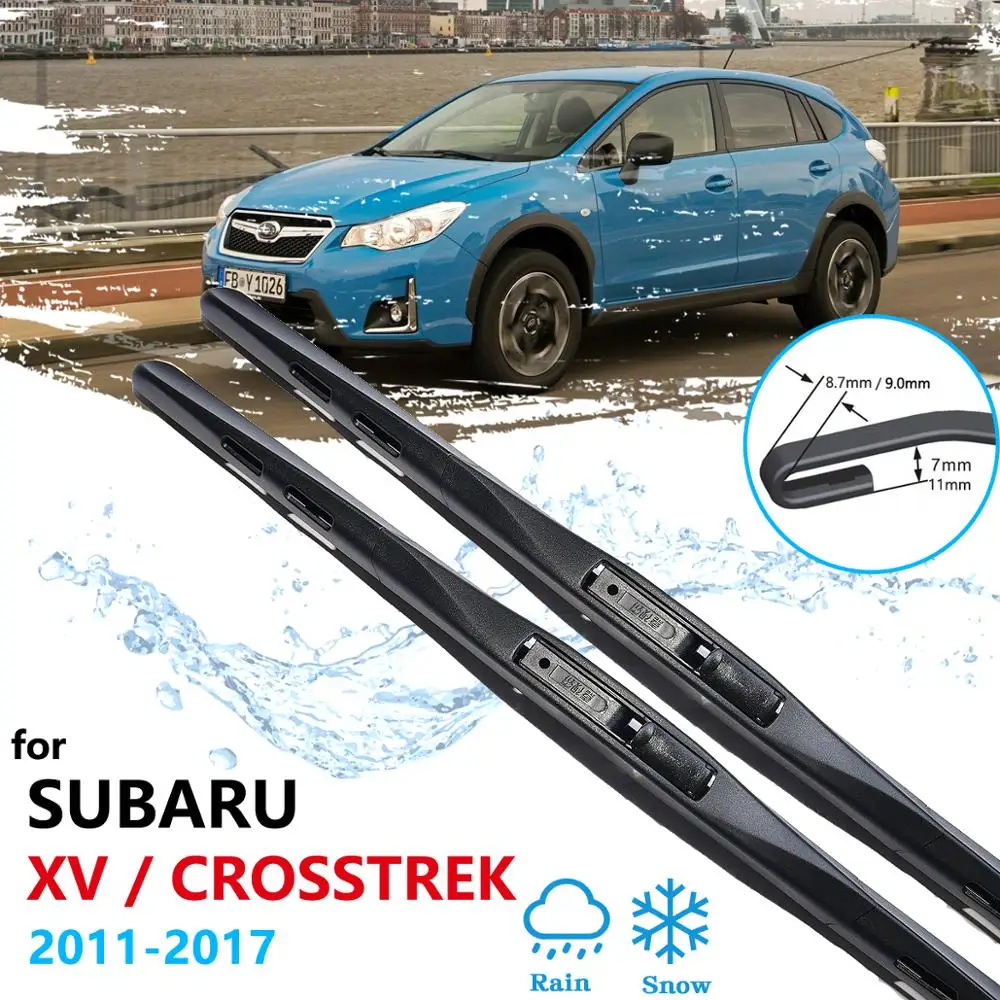 

for Subaru XV 2011 2012 2013 2014 2015 2016 2017 Crosstrek WRX STI Car Wiper Blade Windscreen Windshield Wipers Car Accessories