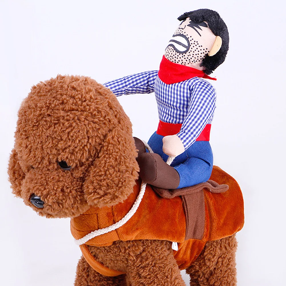 

Dog Costume Dogs Christmas Costumes Cowboy Forsanta Hat Large Turkey Horse Rider Clothes