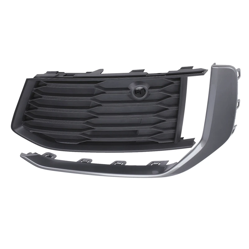 

1 Pcs Fog Light Grille Grill Cover Frame Trim Auto Accessories For A6 C8 2019-2021 Left Side