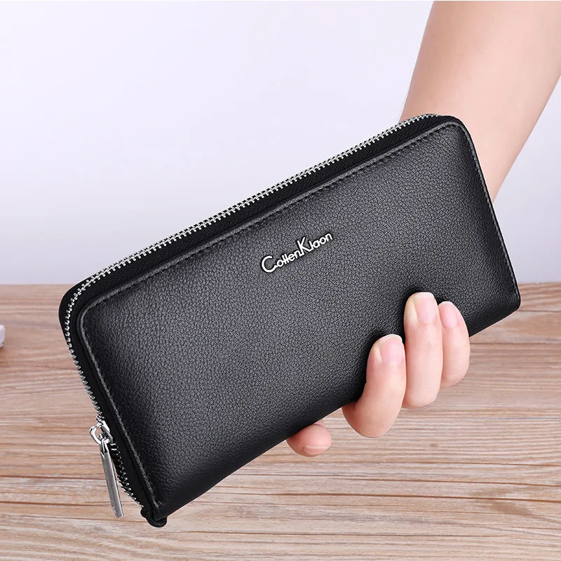 Новое поступление 2022 кожаные мужские кошельки вместительный кошелек для