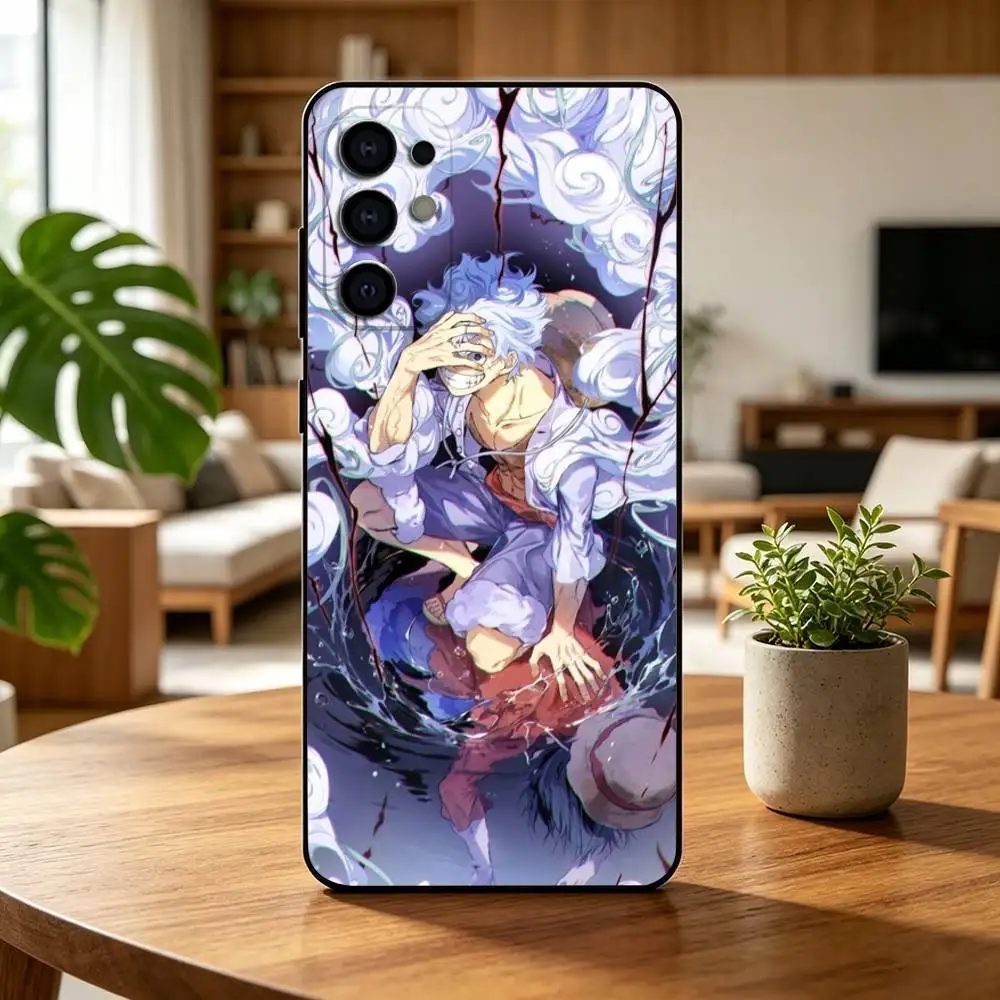Фото Чехол для телефона One Piece Luffy Gear 5, аниме, черный, силиконовый, мягкий, для Samsung S25, S24, S21, S22, S23, S30, Ultra, S20, Plus, Fe, Lite №2