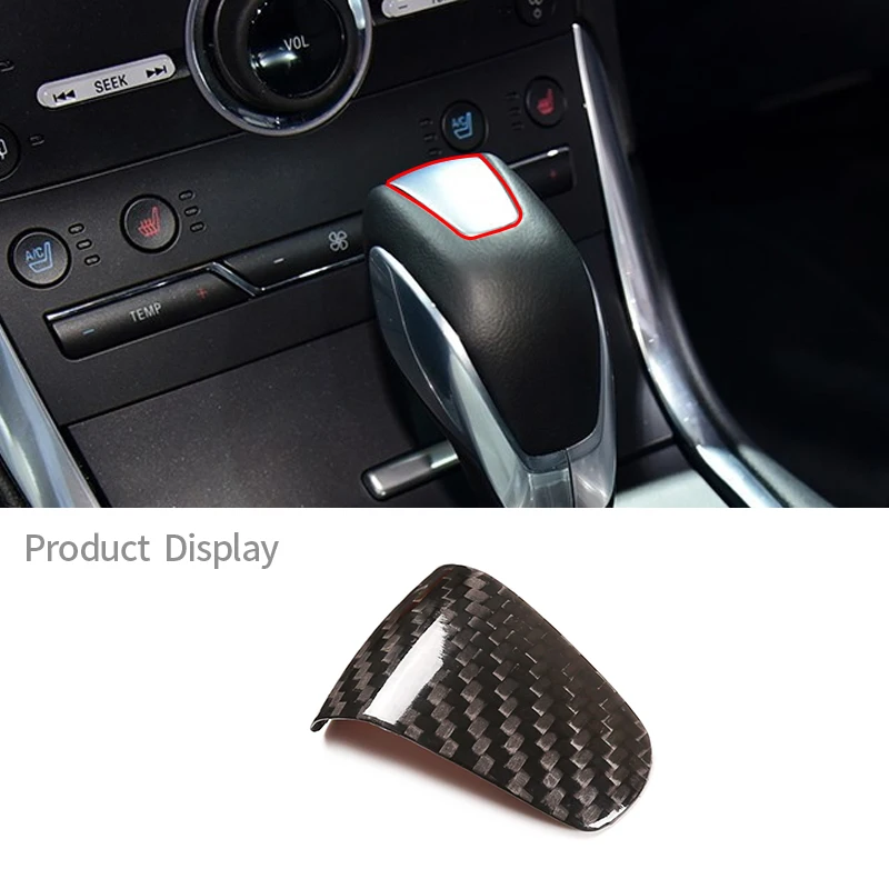 

Для Ford Edge 2015-2018 Mondeo 2013-18 S-MAX настоящее углеродное волокно, центральная консоль автомобиля, крышка переключения передач, наклейка, автомобильные аксессуары