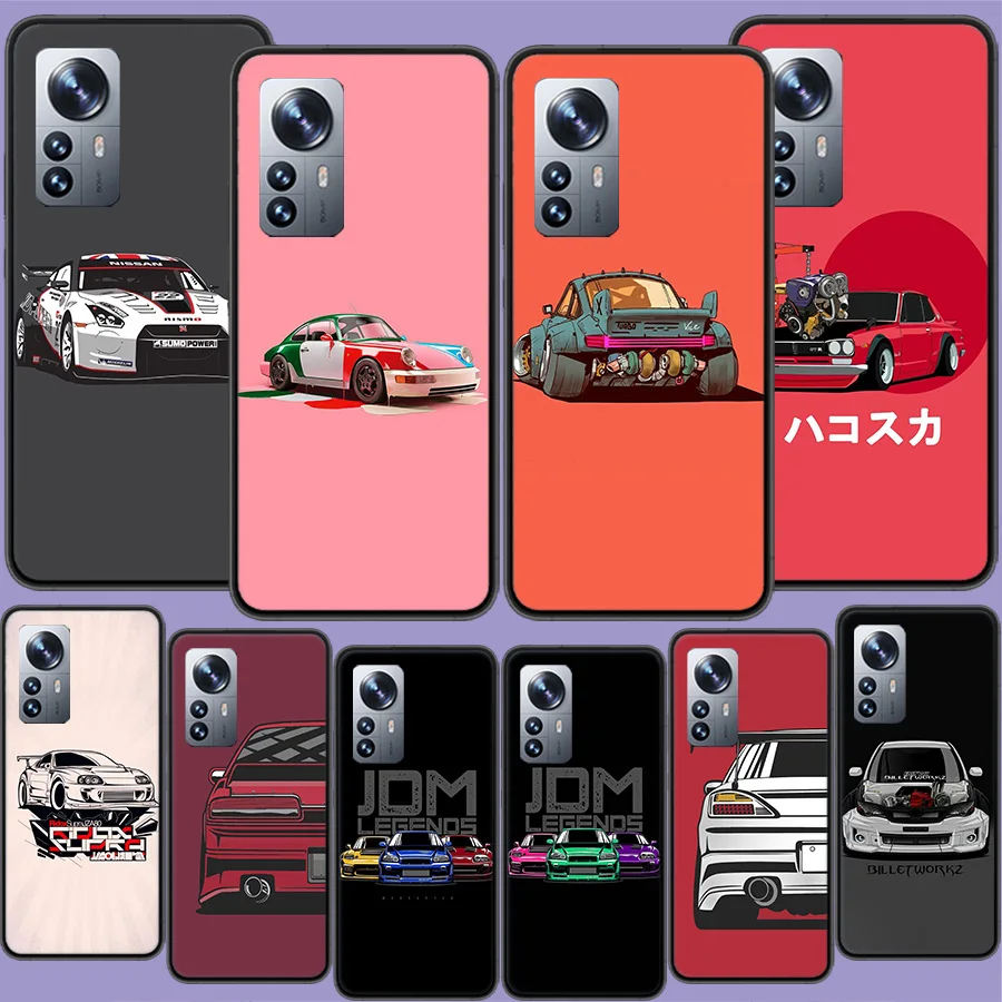 

Чехол для телефона Drift Cars Auto Racing JDM для Xiaomi Mi 13 12T Pro 12X 12 Lite 5G 11T 11i 11 Ultra 10 10T 9T Pro 9 8 6X 5X A1 A2