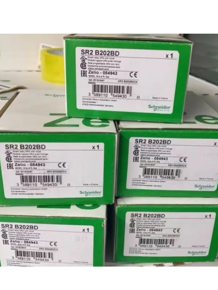 Новый 20-битный логический контроллер SR2 B202BD Zelio с панелью напряжения 24 В