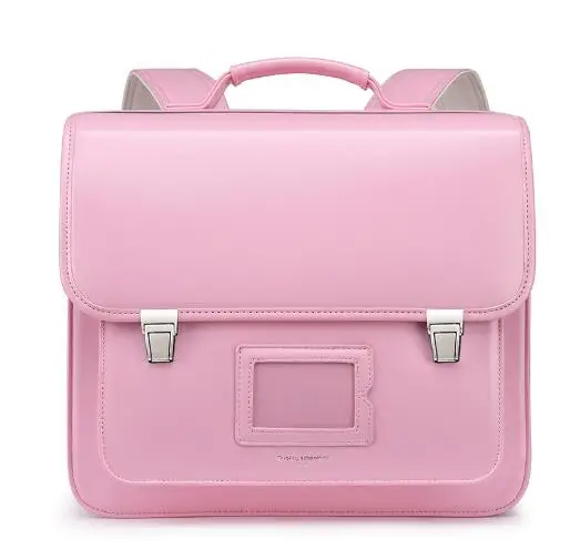 Японский ортопедический рюкзак из ПУ кожи для детей школьные ранцы книг девочек