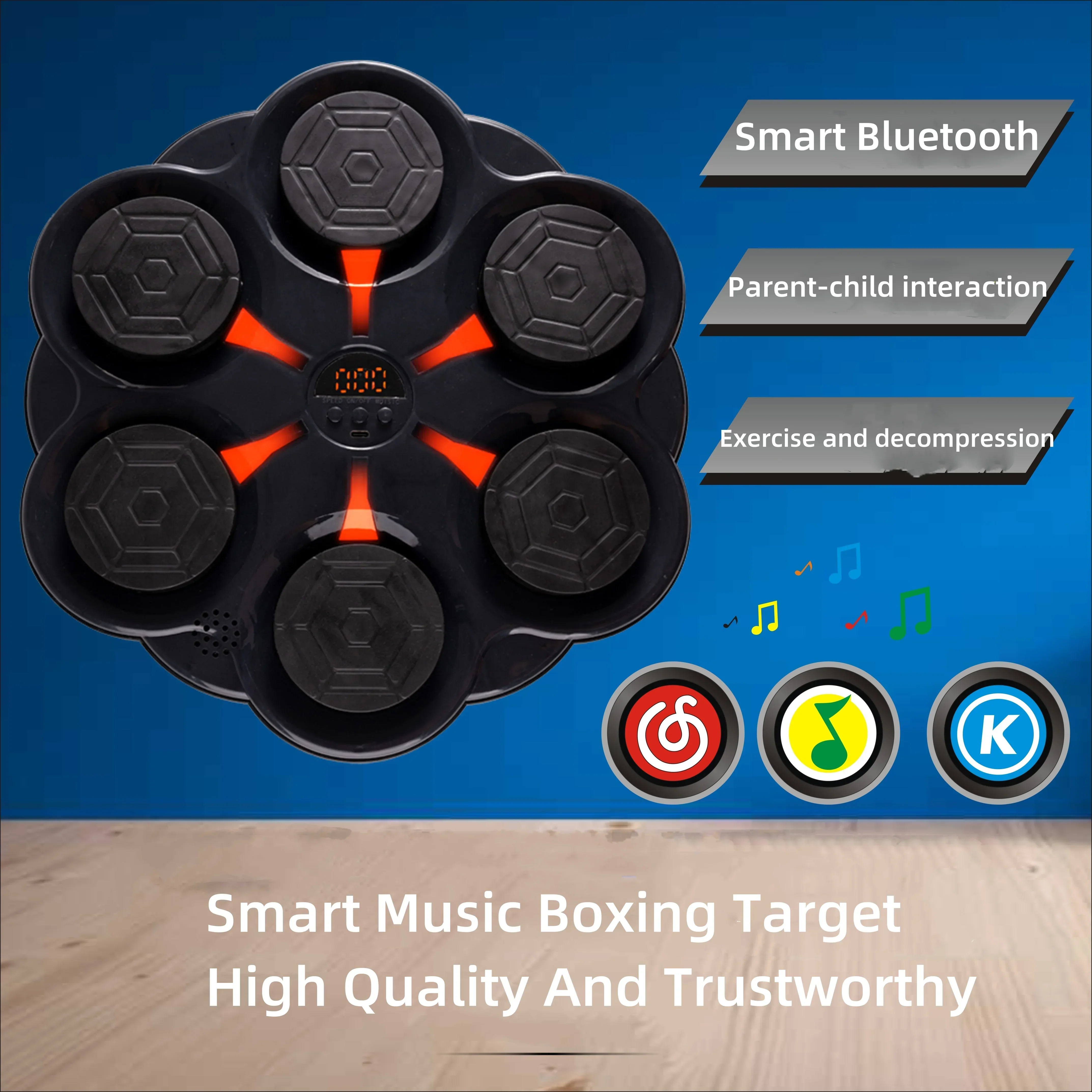 Музыкальная боксерская мишень Bluetooth