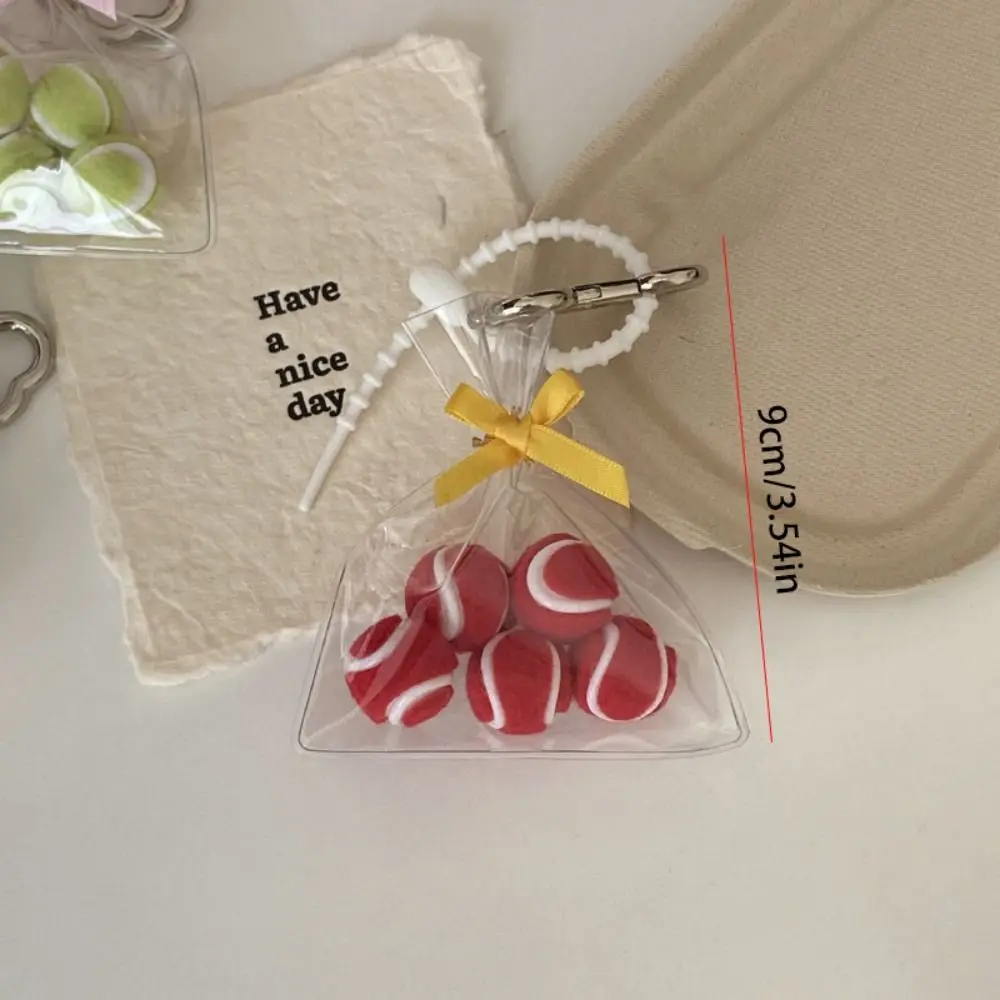 Прекрасный мультяшный теннисный брелок для настольного тенниса фисташковый