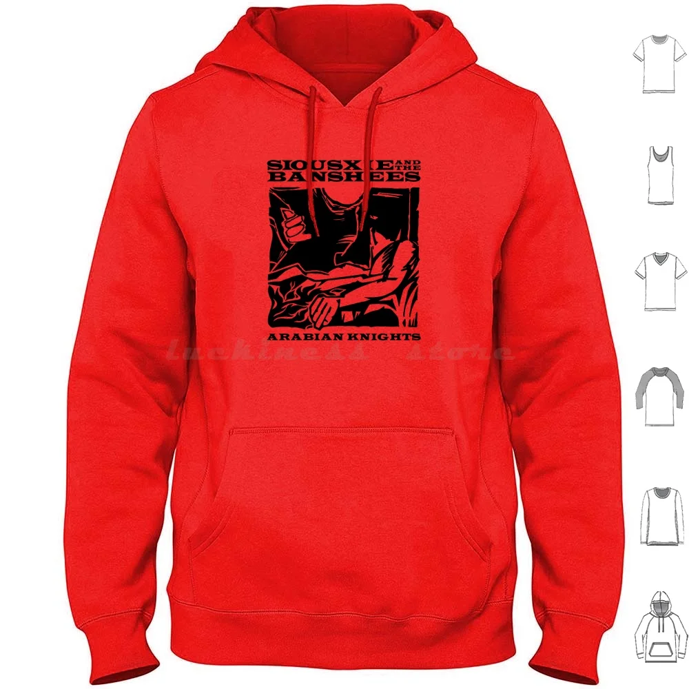 Siouxsie And The Banshees-Siouxsie Sioux-Арабские рыцари-Готическая Толстовка хлопковая с длинными рукавами 80S Siouxsie