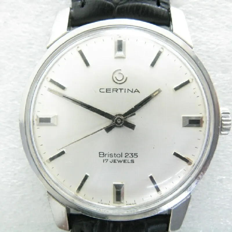 

1980s Swiss certina Mechanical Manual Men's Watch Classic 25-66