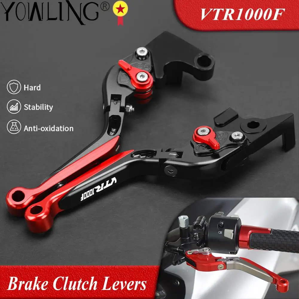 

Motorcycle Adjustable Folding Brake Clutch Lever For Honda VTR 1000 F VTR1000F FIRESTORM 1998 1999 2000 2001 2002 2003 2004 2005