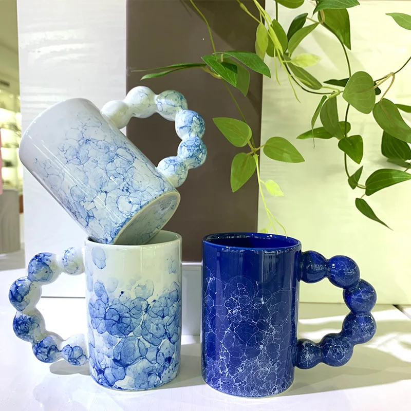 

Creative Nordic Coffee Mug Sugar Gourd Spinning Ball Deal Fat Simple Coffee Mug Girls Glass of Water Tableware Drinking