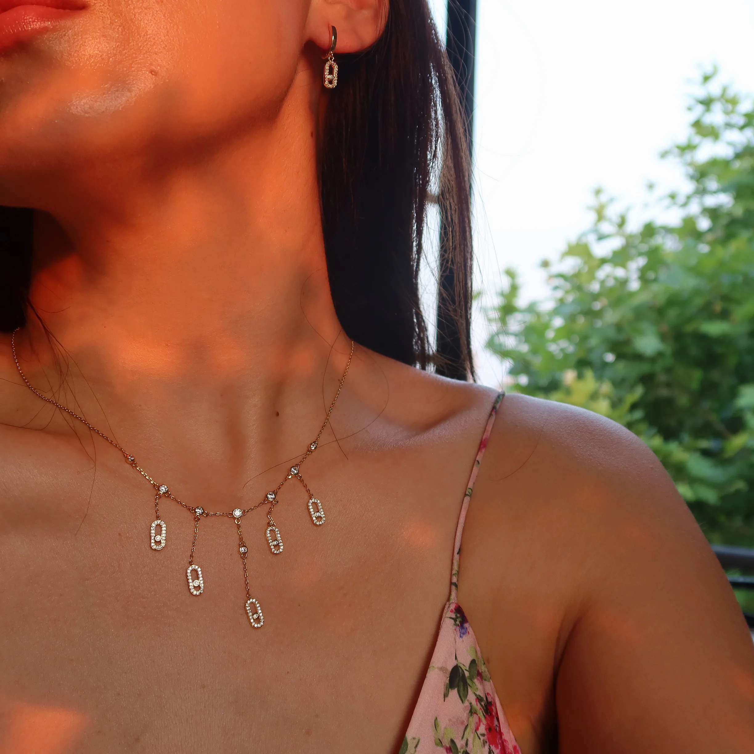 И модное ожерелье с геометрическим рисунком женская подвеска для подарка