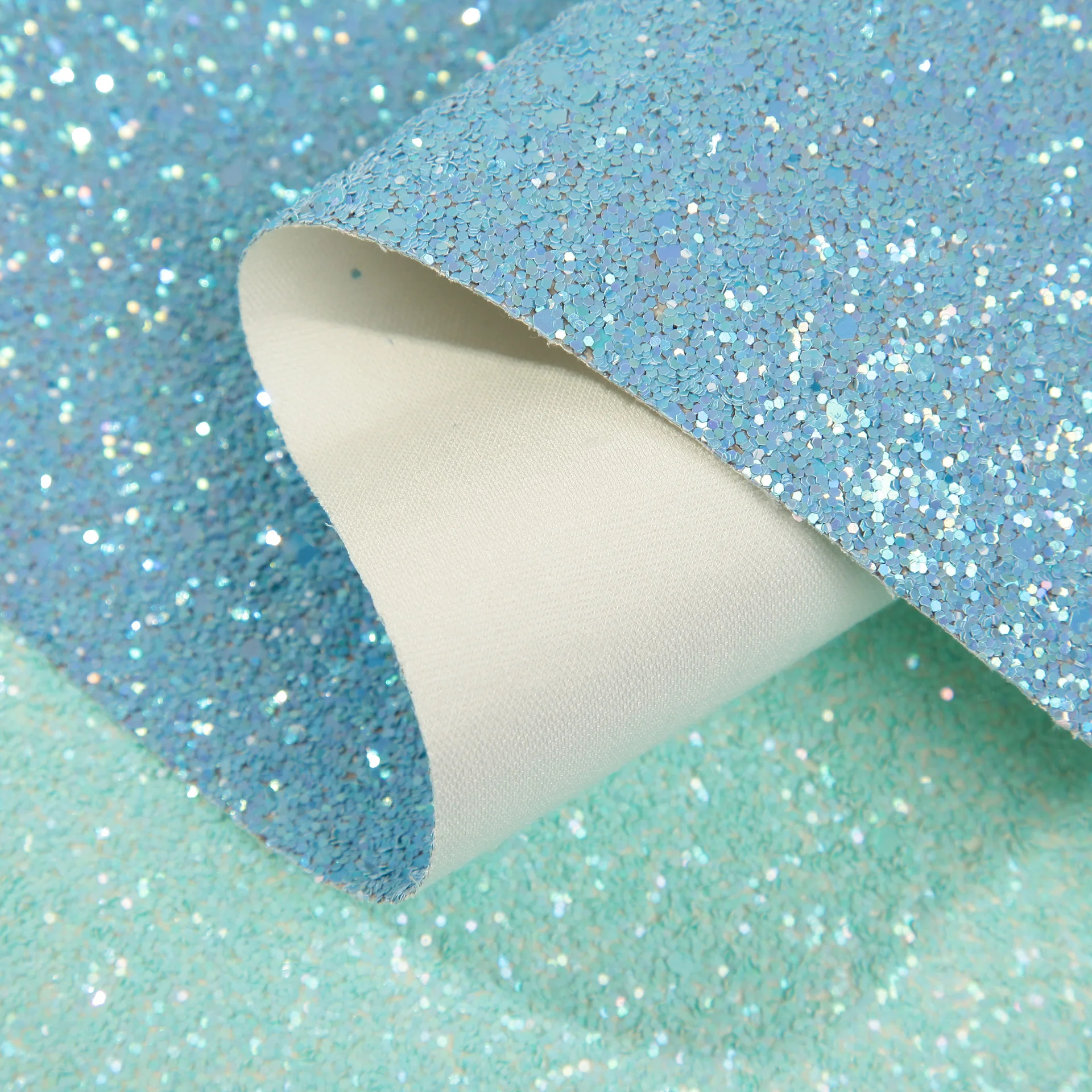 30x135cm Matte Farben Super Glänzende Chunky Glitter Faux Leder Blatt Gestrickte Lage für Schuhe/Taschen/DIY Zubehör