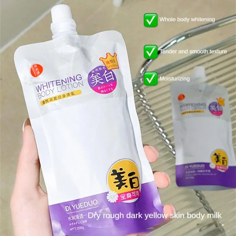 

200g Effective Whitening Body Lotion Nicotinamide Moisturizing Lightening Body Cream Lotion Cold White Skin All Over Skin Care