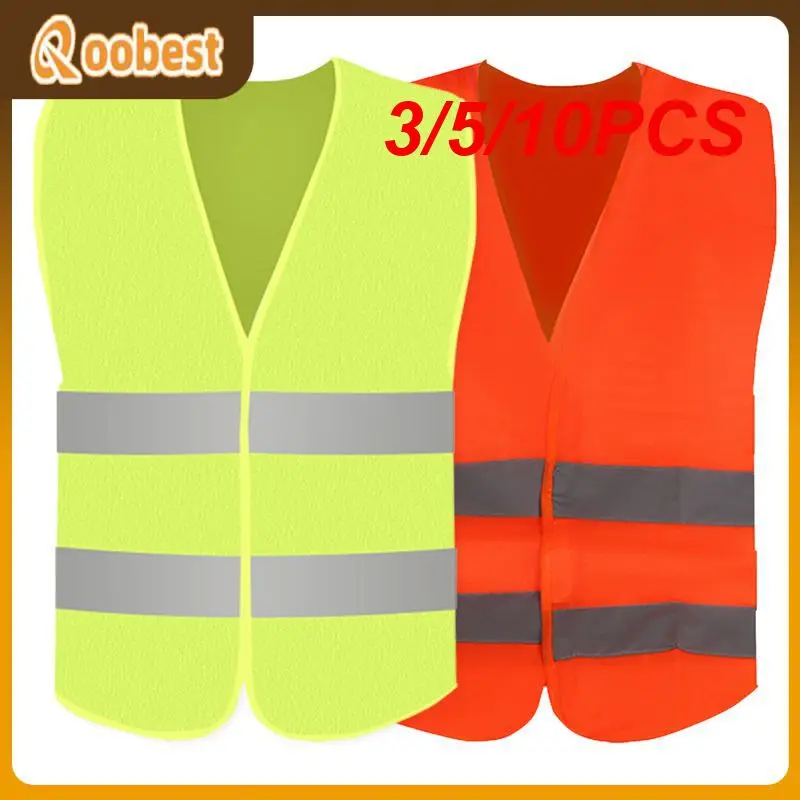 

High Visibility Car Reflective Safety Ves Strip Vest Reflective Strip Vest Car Emergency Reflective Vest Fluorescent Mesh