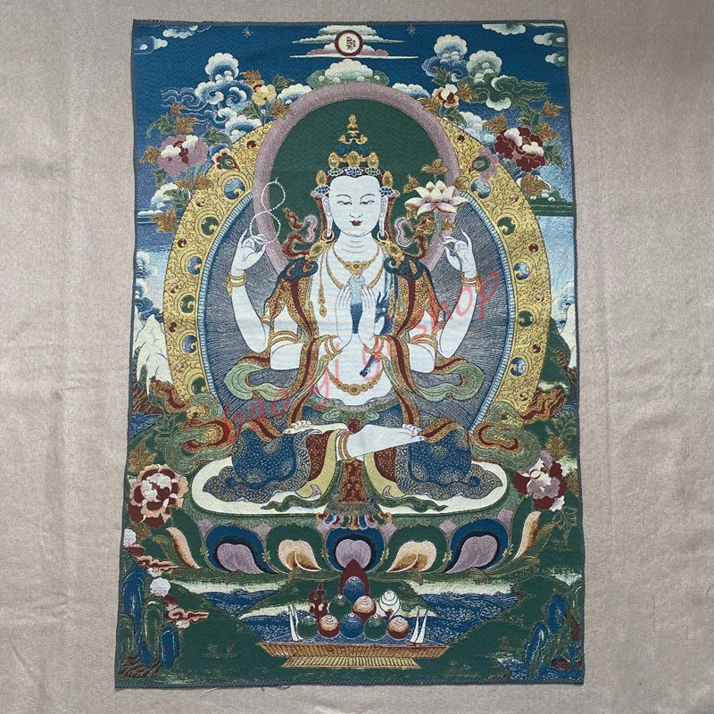 

Religious Thangka decorative portraitsthe,Bodhisattva Manjusri,Town house ward off evil spirits，mascot