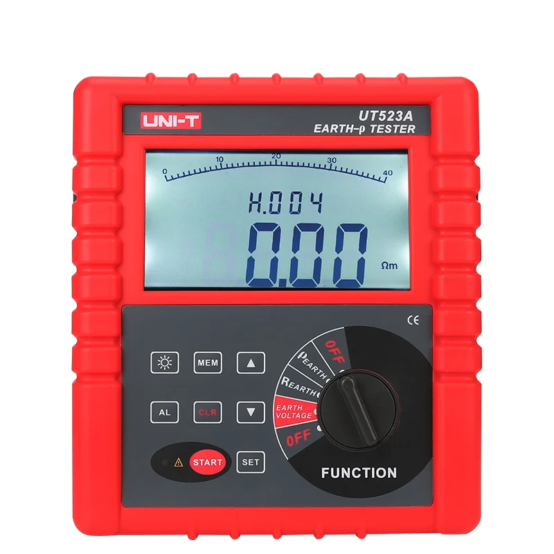 

UNI-T UT523A anti-interference soil resistivity grounding AC voltage intelligent grounding resistance tester