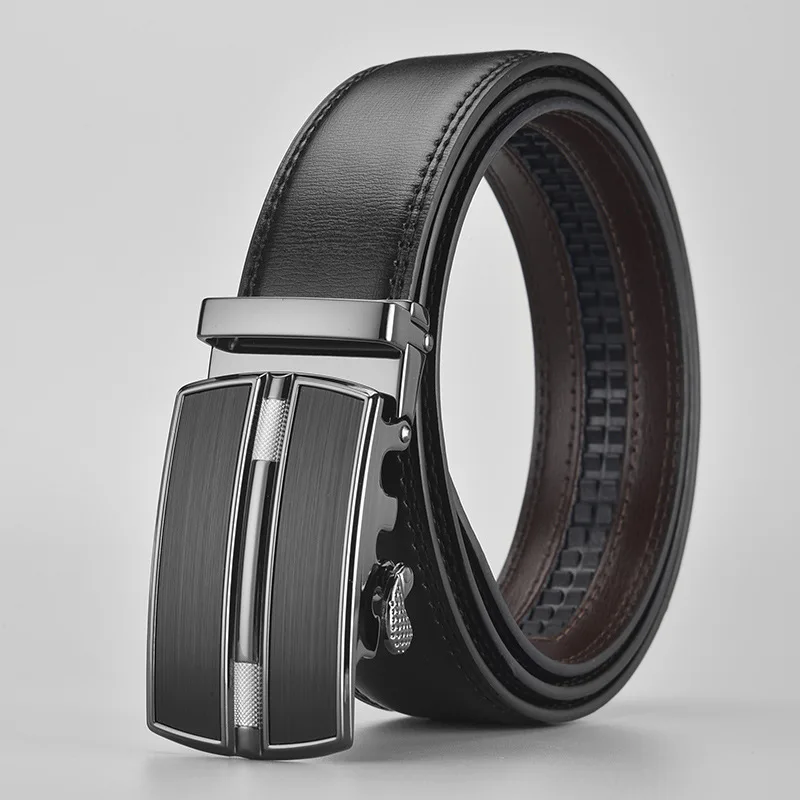 Men's New Style Multi Color Male Luxury Automatic Buckle Leather Belt for men High Quality