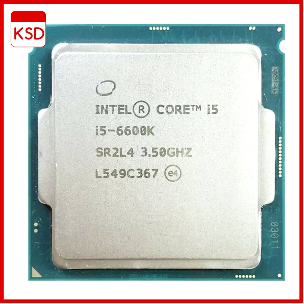 

Intel Core i5-6600K i5 6600K 3.5 GHz Quad-Core Quad-Thread CPU Processor 6M 91W LGA 1151
