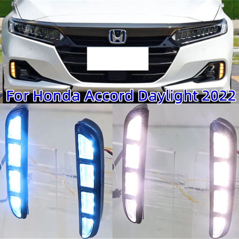 

12V Auto Accessories Front Fog Lamp Led Drl For Honda Accord 2022 Daytime Running Light Daylight