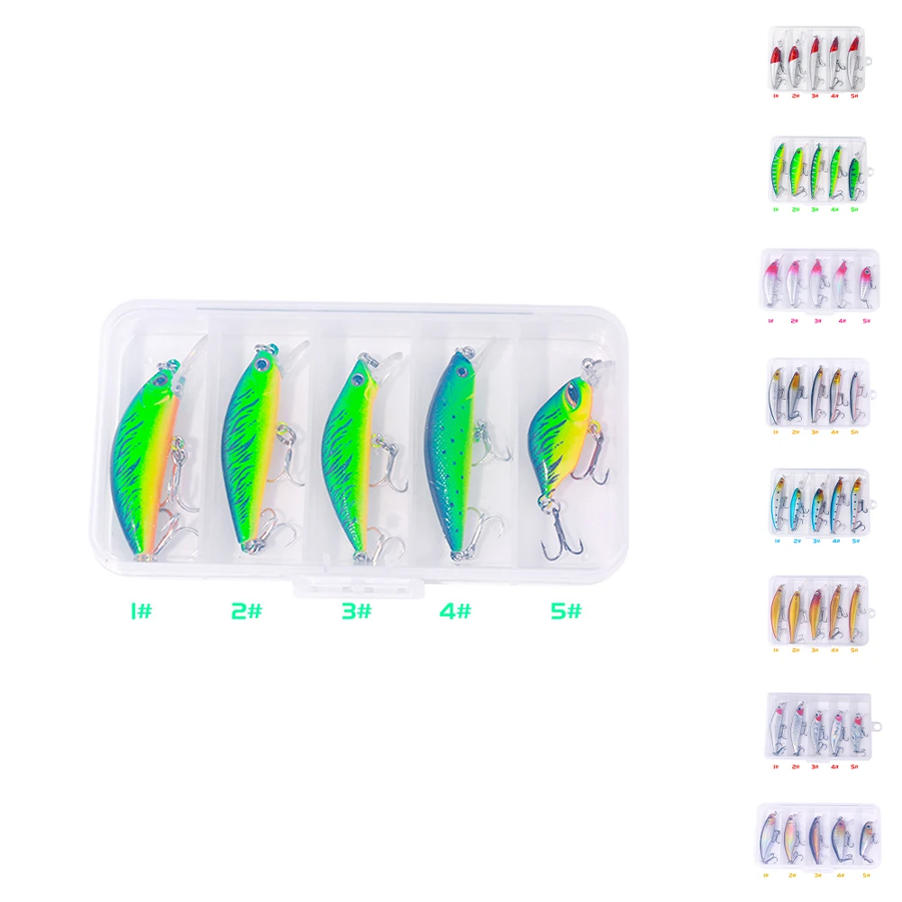 

5 шт./комплект, жесткие приманки для форели