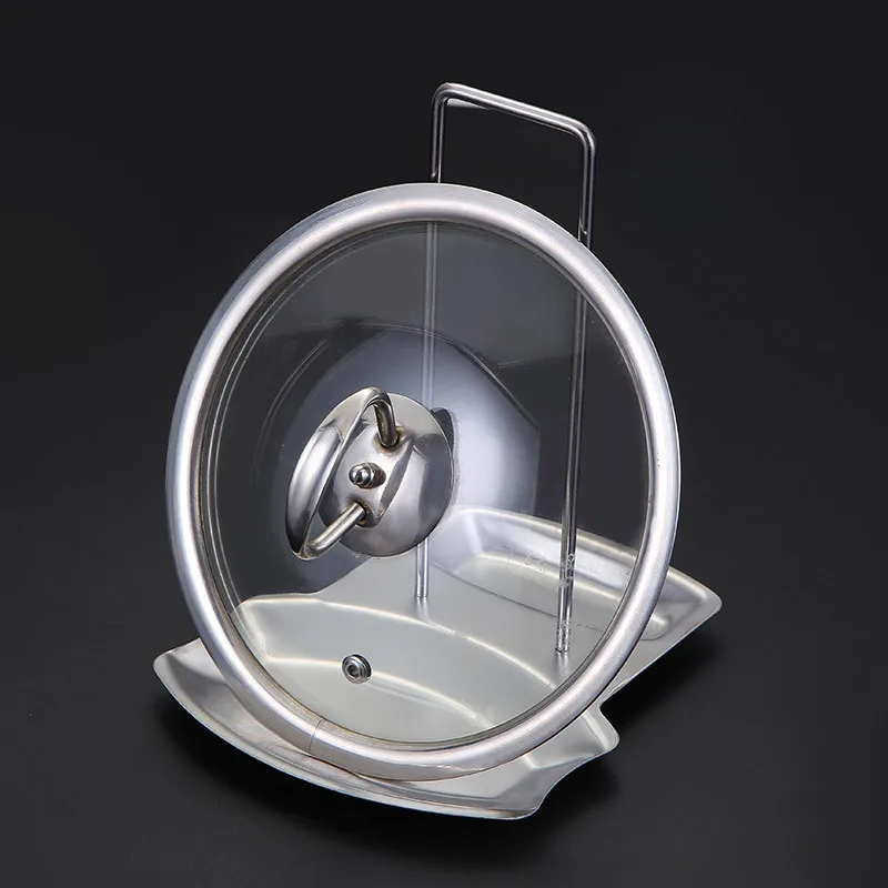 

Stainless Steel Detachable Pot Cover Holder Kitchen Multifunctional Spatula Holder Spoon Holder Kitchen accessories