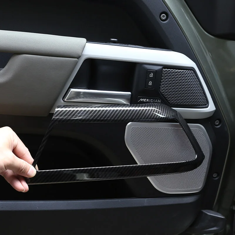 

For Land Rover Defender 90 110 2020-2023 Car Inner Door Handle Frame Inner Door Bowl Protection Sticker Car Accessories