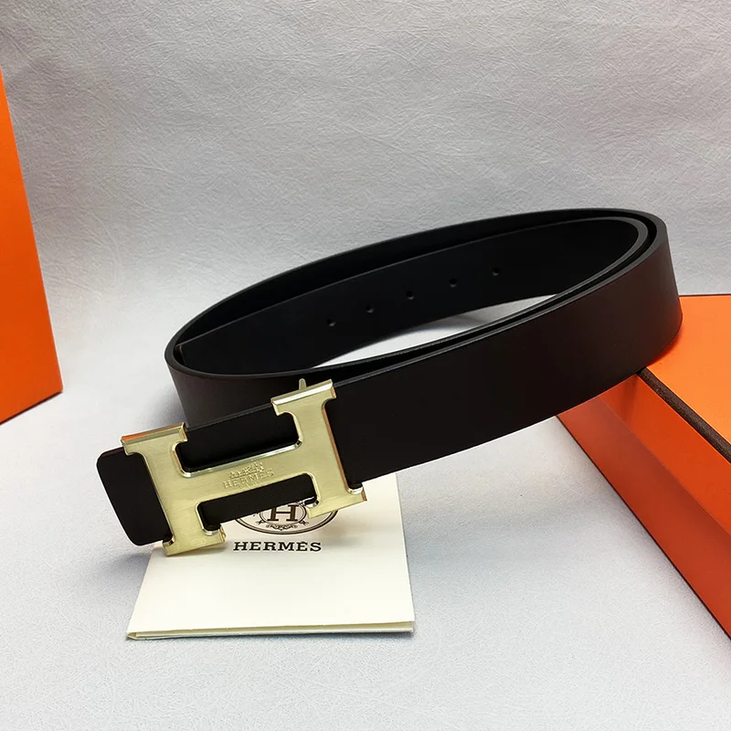 

2023 With box NEW Fashion Classic Men Designers Belts Womens Mens Casual Letter Smooth Buckle Belt G035
