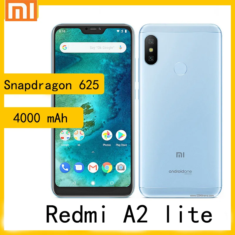 Смартфон XIaomi A2 lite / redmi 6 pro глобальная прошивка Snapdragon 625 4000 мАч | Мобильные телефоны