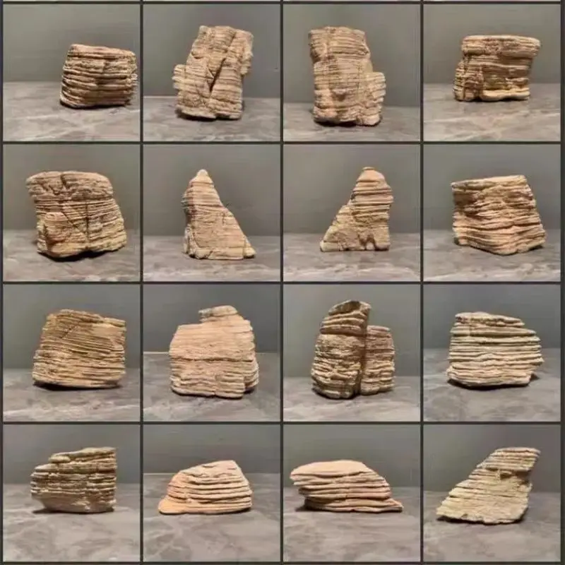 

500 г Ландшафтный аквариумный камень Melaleuca, натуральные предметы интерьера, камень бонсай, Оригинальный экологичный камень, натуральный камень с мелкими линиями