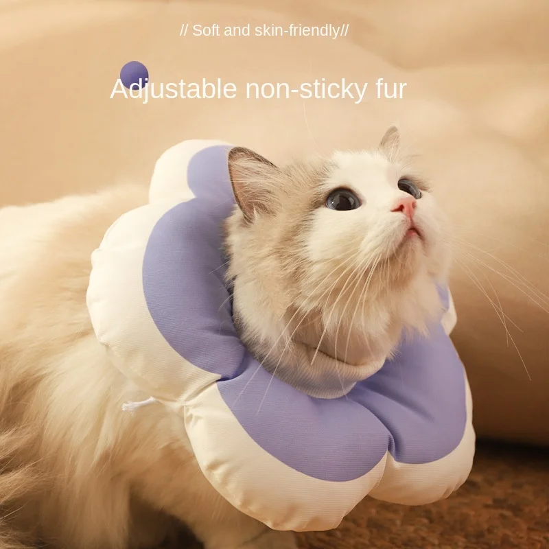 

Pet Collar Anti Licking And Anti Biting Protective Cover For Cats After Surgery Sterilized Pet Cat Neck Cover