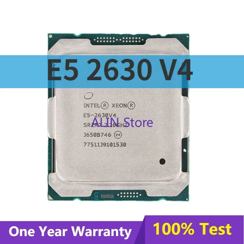 

Used INTEL XEON E5 2630 V4 CPU Processor 10 CORE 2.20GHZ 25MB L3 85W SR2R7 LGA 2011-3