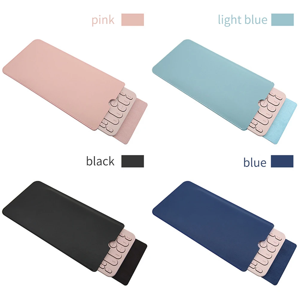 

Portable Wireless Keyboard Protector Organizer Storage Bag for Logitech K380 Leather Keyboard Bag Inner Cover Storage Tablet