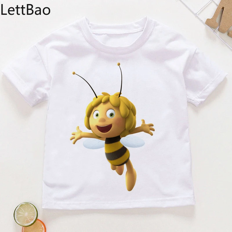 

Summer Cute Cartoon Children's Short Sleeve T-shirt Little Bee T-shirts Boy Kid Boys and Girls Tops Shirts Children's Tshirt