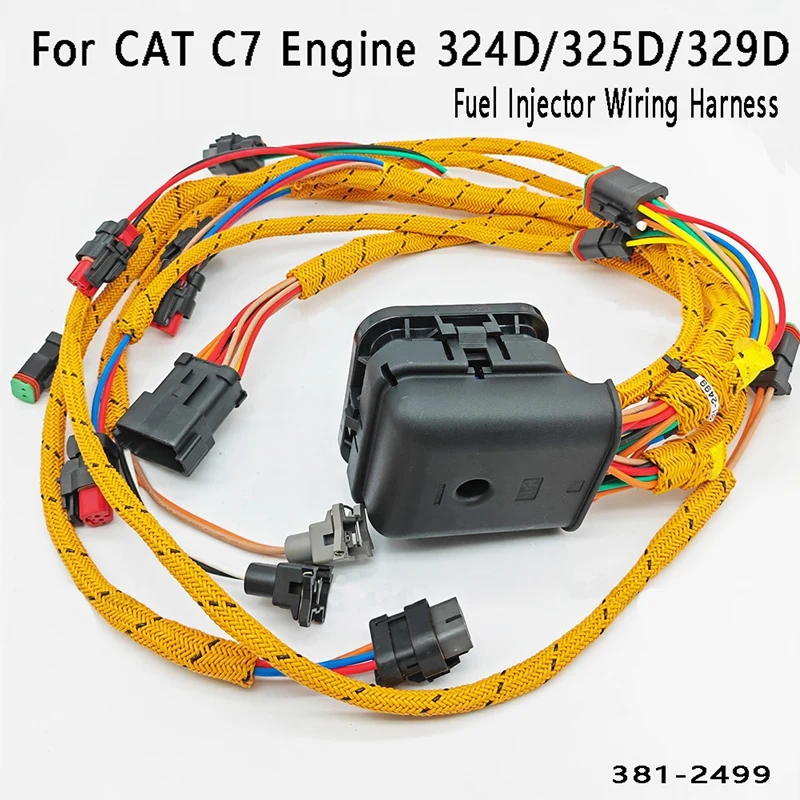 

Жгут проводов двигателя, жгут проводов топливного инжектора 381-2499 3812499 для двигателя Caterpillar CAT C7 324D/325D/329D