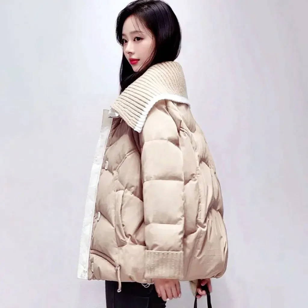 Толстое свободное повседневное женское пальто холодное горячее современное