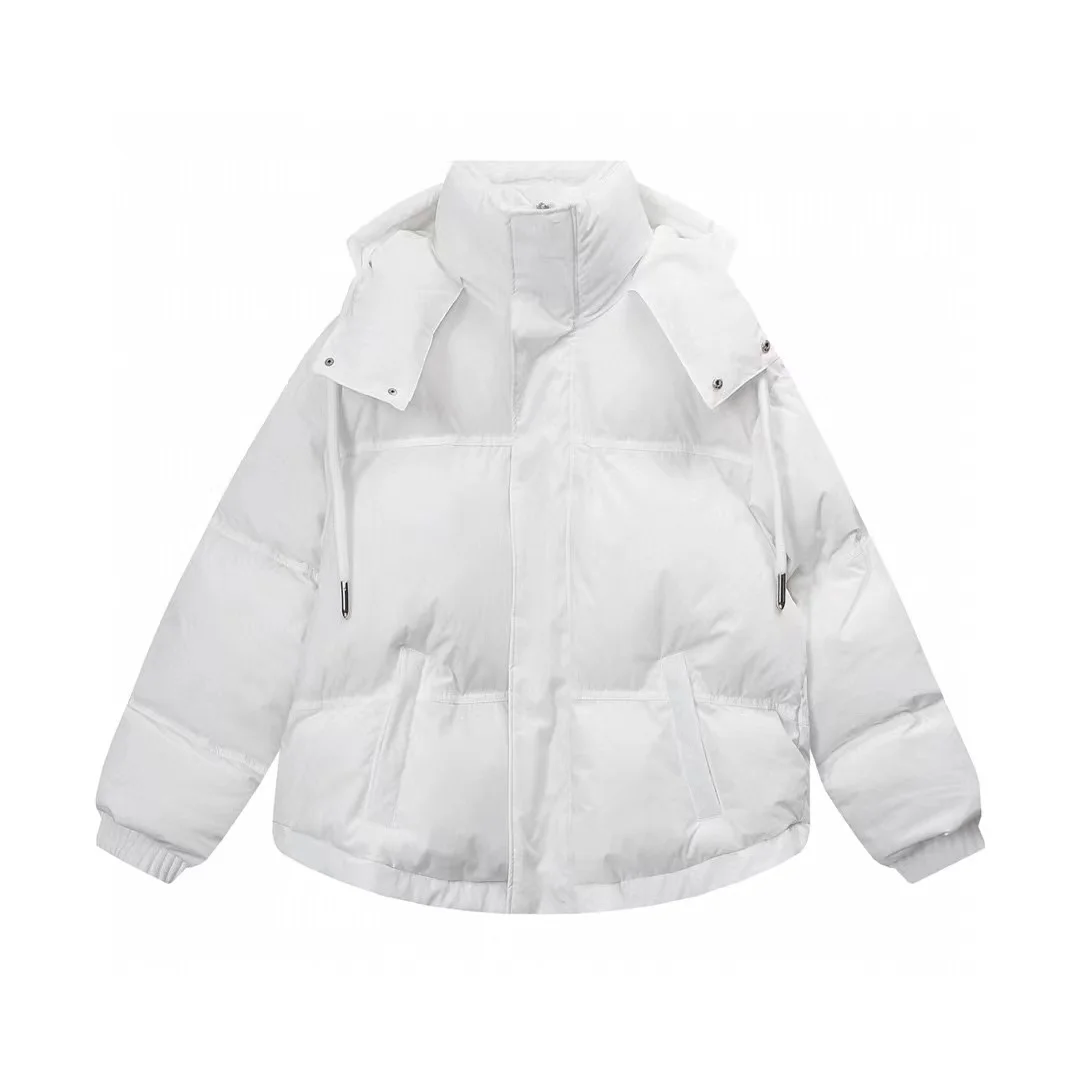 Luxury Winter Men's 90% White Duck Down Jacket High Quality Women's Hooded Warm Outdoor Casual Baseball Coat