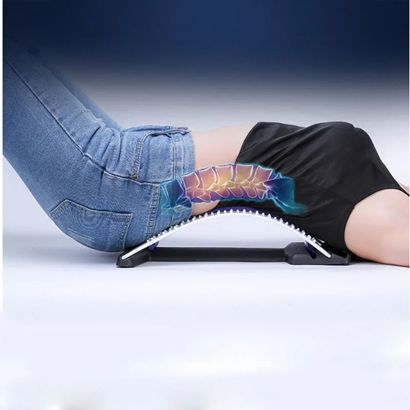 

Acupuncture Lumbar Orthopedic Acupuncture Moxibustion Spine Back Stretching Relief Tractor Home Waist Massager