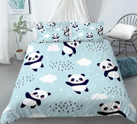panda dog sloth bedding set cartoon for kids duvet cover 23 piece bed cover set queen cute cartoon animal bedspreads