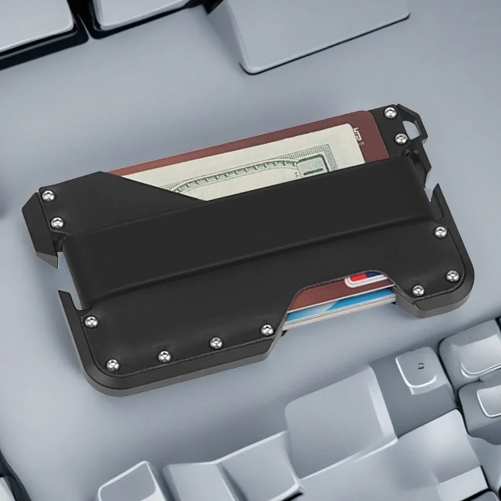 МУЖСКИЙ тонкий минималистичный кошелек для мужчин — блокировка RFID кожаный