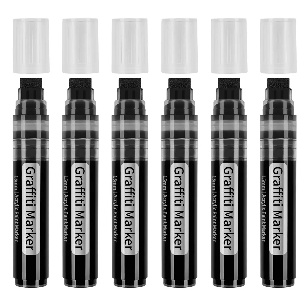 

Большие акриловые маркеры 15 мм