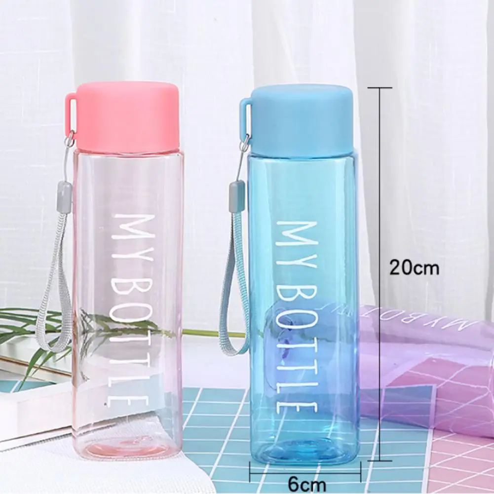 

Drink Bottle Eco-friendly Lightweight Non-slip Bottom Student Matte Sports Bottle Water Bottle for Camping