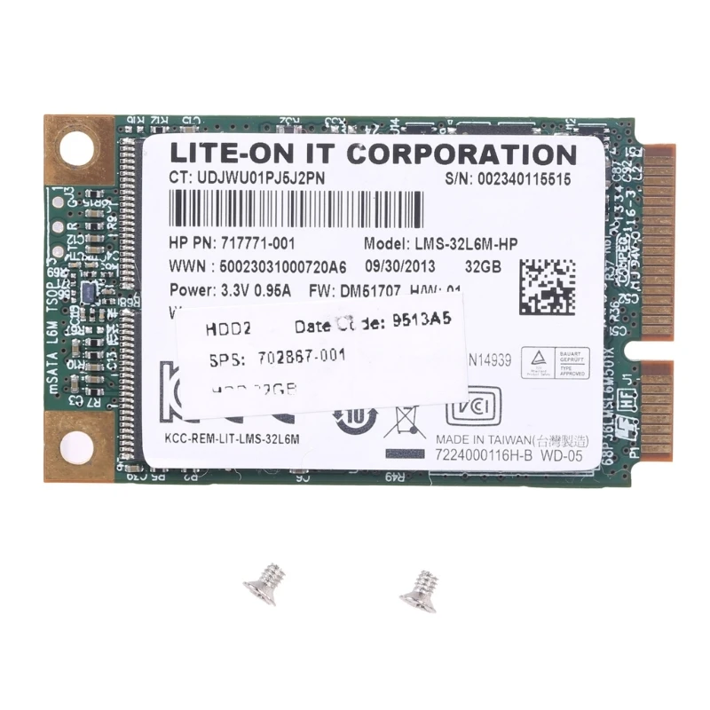Внешний твердотельный жесткий диск Msata 32 ГБ Mini SSD-диск Быстрая передача данных и